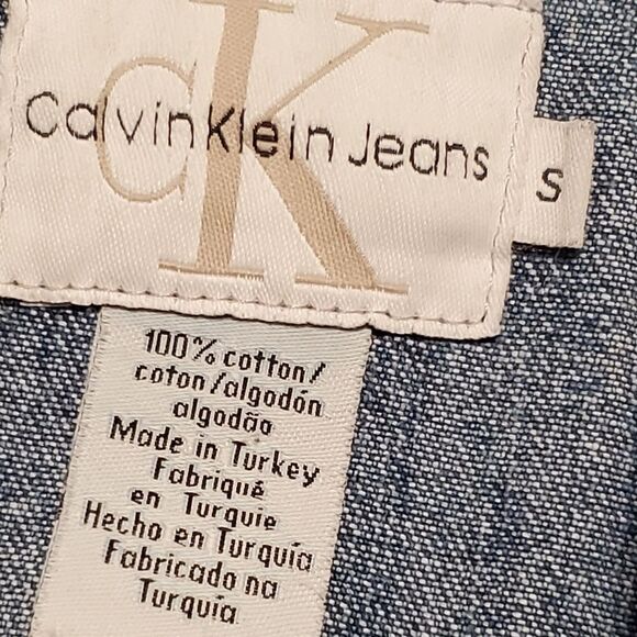 Calvin Klein - Women's Denim Vest Size S - Picture 6 of 6